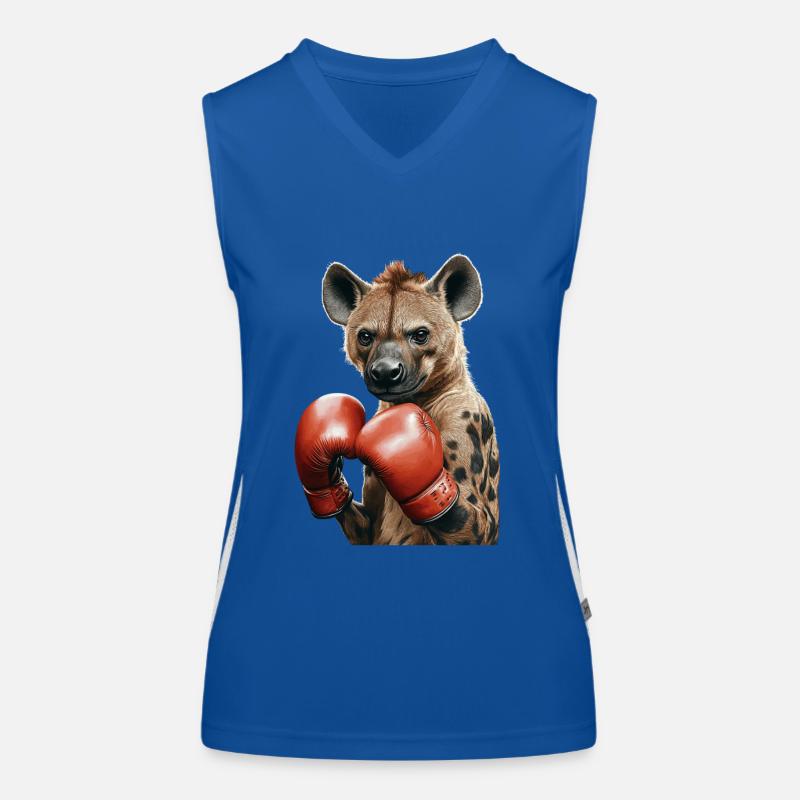 Hyäne Funktionelles Kontrast-Tank Top für Frauen