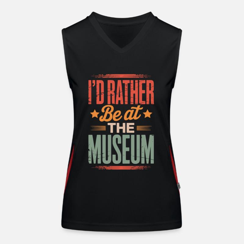 Musée Débardeur respirant contrasté Femme