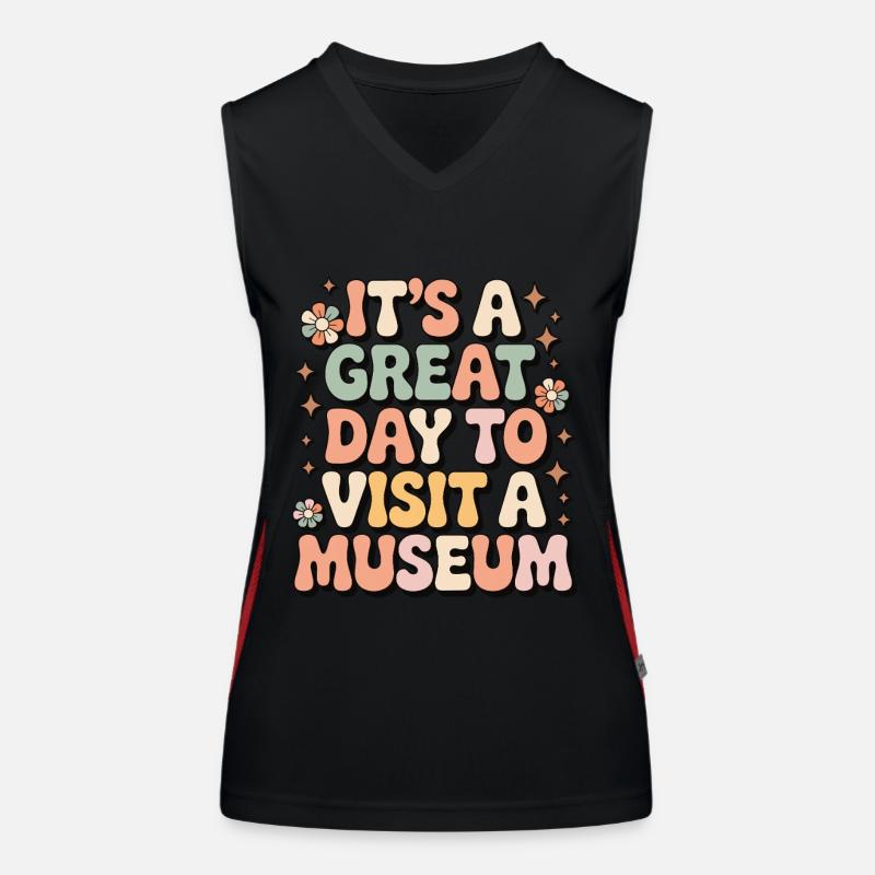 Musée Débardeur respirant contrasté Femme