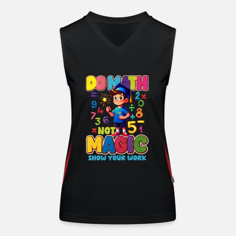 Math Women's Functional Contrast Tank Top