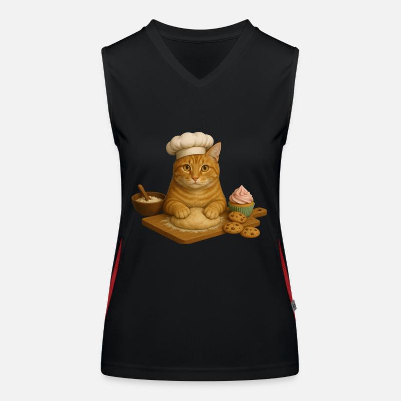 Cuisson pour chats Débardeur respirant contrasté Femme