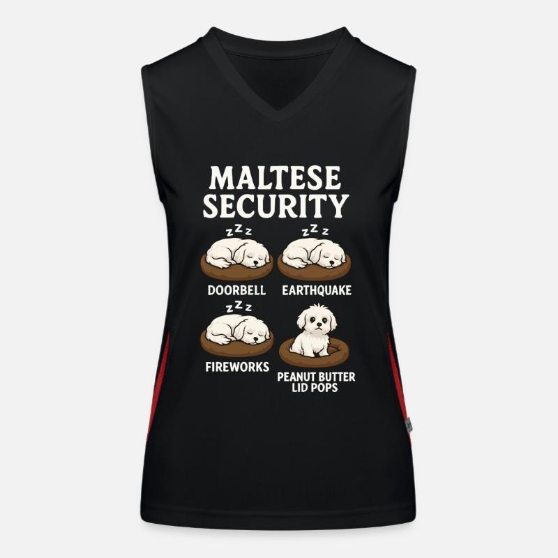 Maltais Débardeur respirant contrasté Femme