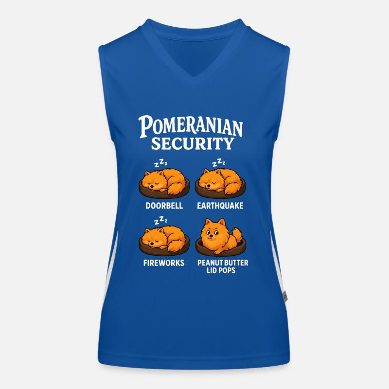 Dwarf spitz Women's Functional Contrast Tank Top