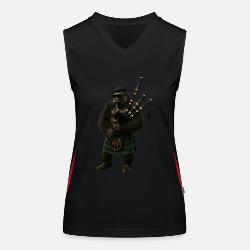 Gorilla Bagpipes Women's Functional Contrast Tank Top