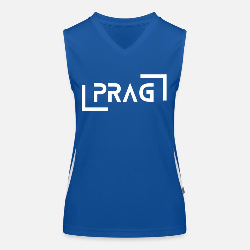 Prag Funktionelles Kontrast-Tank Top für Frauen