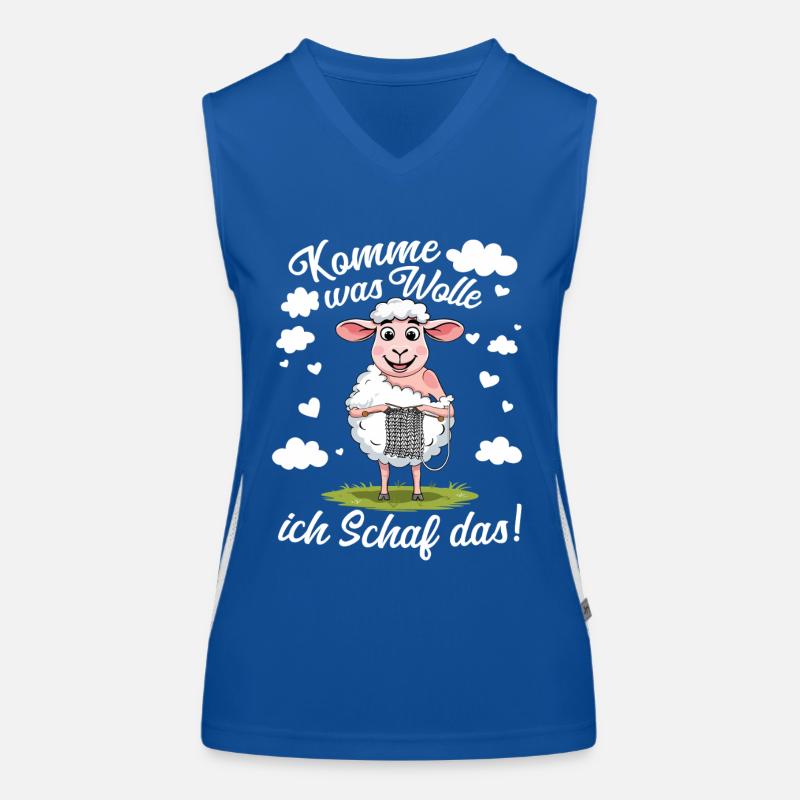 Wool Crochet Hobby Sewing Knitter Knitting Women's Functional Contrast Tank Top