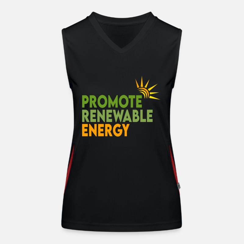 Renewable energies Women's Functional Contrast Tank Top