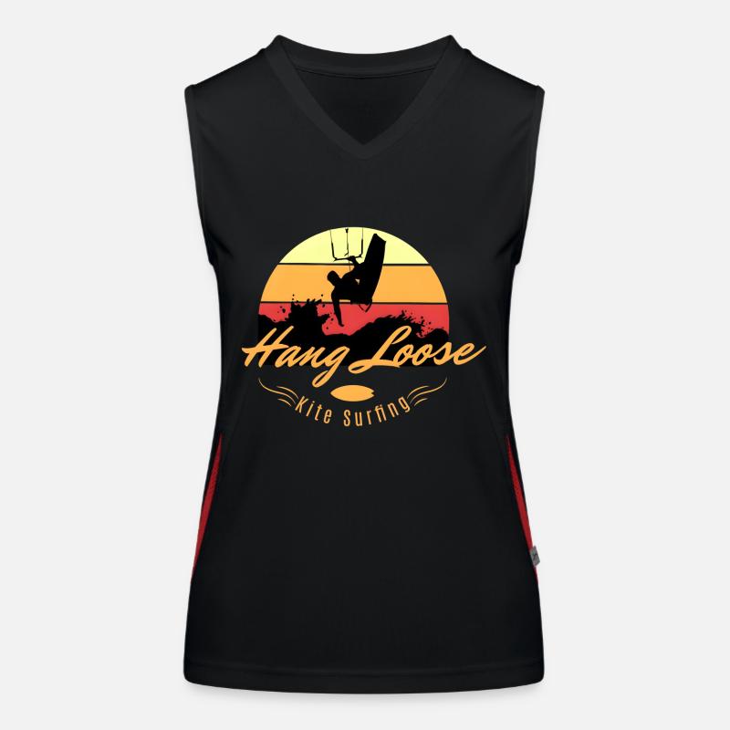 Kitesurf Débardeur respirant contrasté Femme