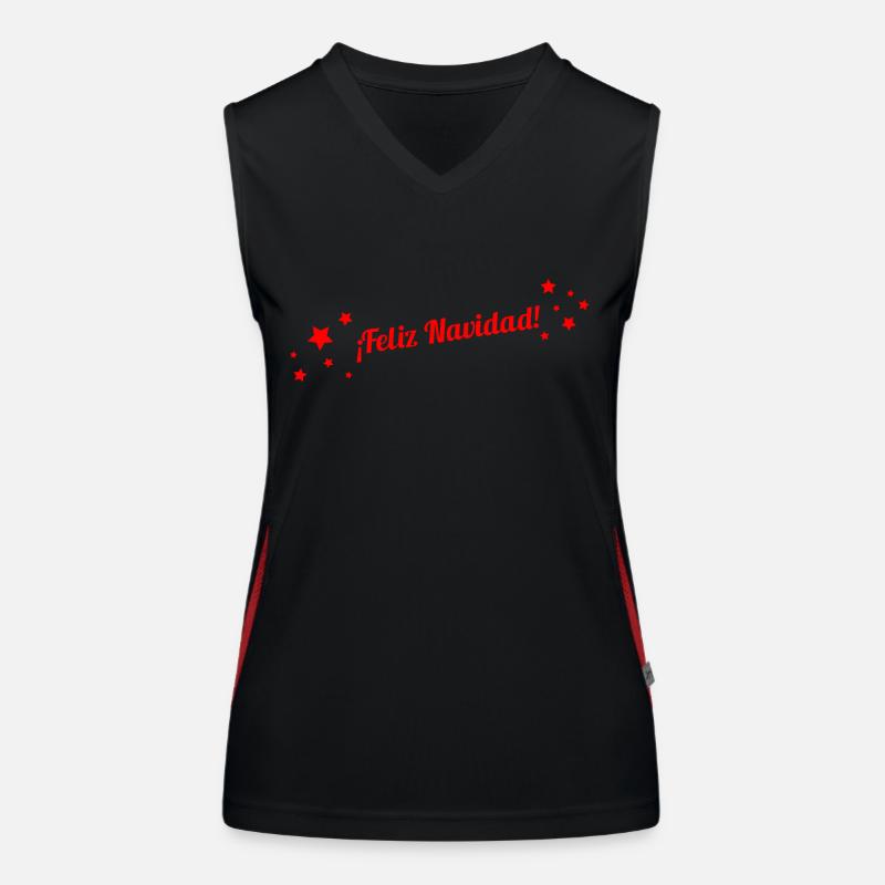 Feliz Navidad Women's Functional Contrast Tank Top