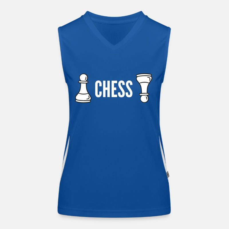Schach Funktionelles Kontrast-Tank Top für Frauen