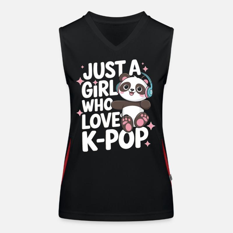 Musique K-Pop Pop Coréenne Débardeur respirant contrasté Femme