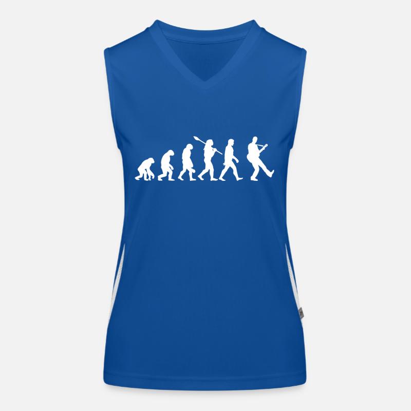 Gitarre Evolution Funktionelles Kontrast-Tank Top für Frauen