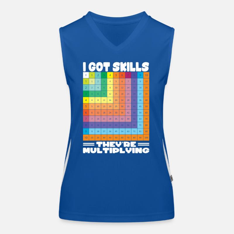 Mathe Lehrer Geschenk - Mathe Tshirt Funktionelles Kontrast-Tank Top für Frauen