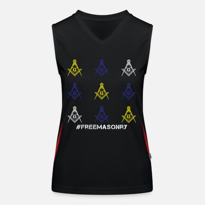 Masonic Gift I Masonic Freemasonry Tshirt Women's Functional Contrast Tank Top