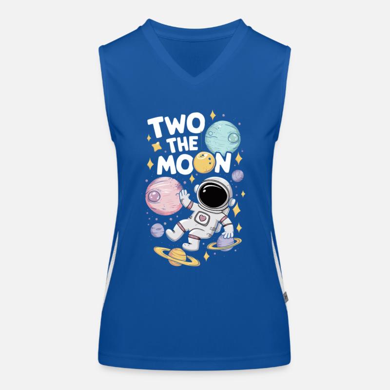 Aventure spatiale Two To The Moon Débardeur respirant contrasté Femme