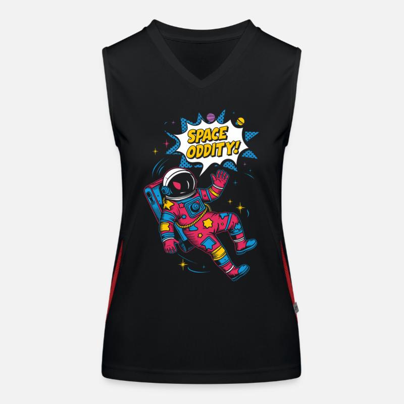 Space Oddity Cosmic Adventurer Women's Functional Contrast Tank Top