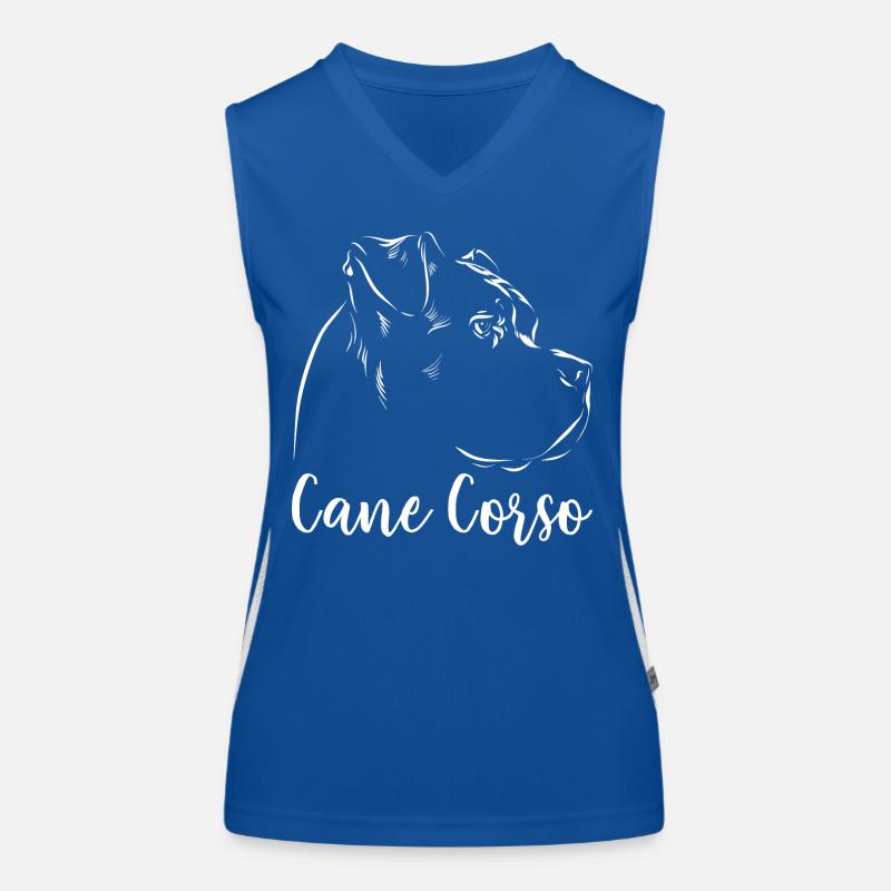 Cane Corso - Hunde Fan Funktionelles Kontrast-Tank Top für Frauen