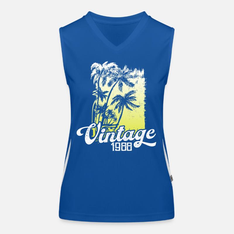 This legend was born in 1988 Birthday Retro Women's Functional Contrast Tank Top