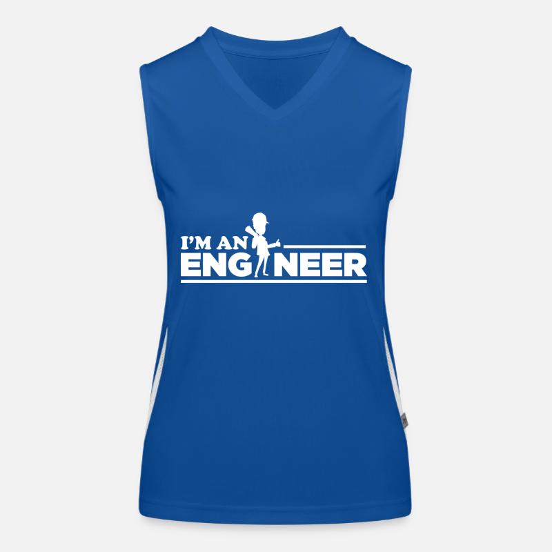 Ich bin ein Ingenieur! Funktionelles Kontrast-Tank Top für Frauen