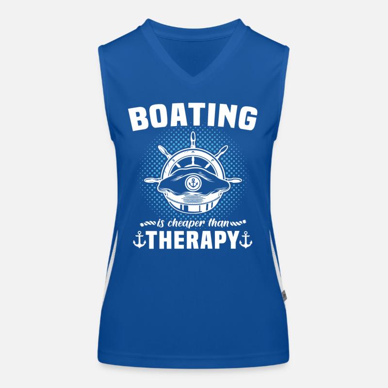 Bateau de thérapie de capitaine Débardeur respirant contrasté Femme
