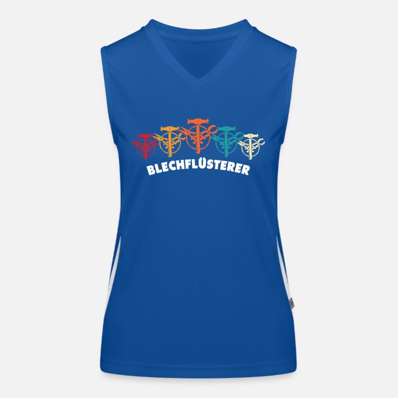 Spengler Beruf Bauspengler Funktionelles Kontrast-Tank Top für Frauen