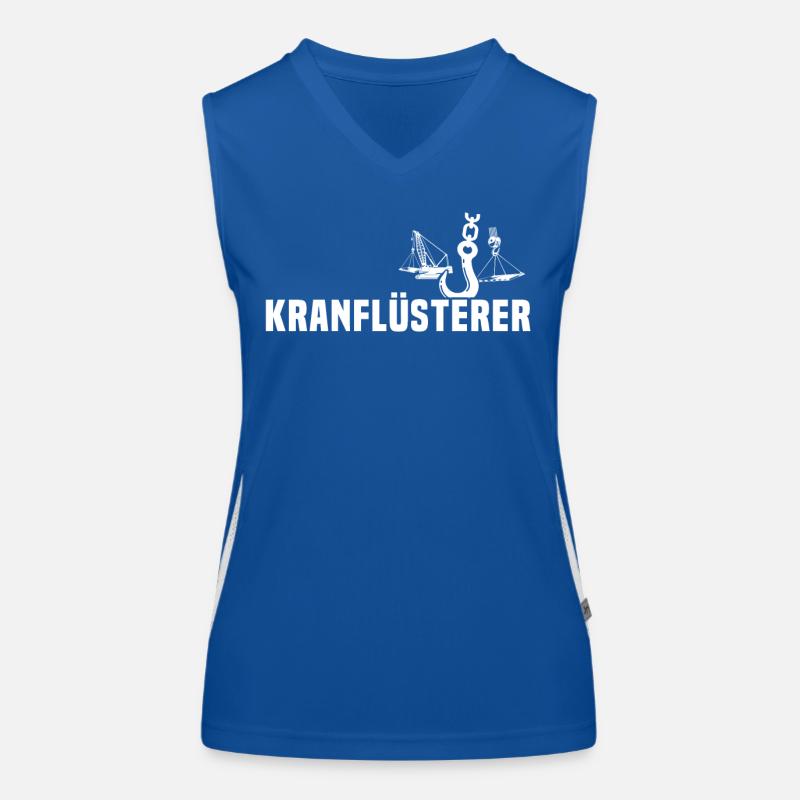 Kranführer Kran Kranfahrer Funktionelles Kontrast-Tank Top für Frauen