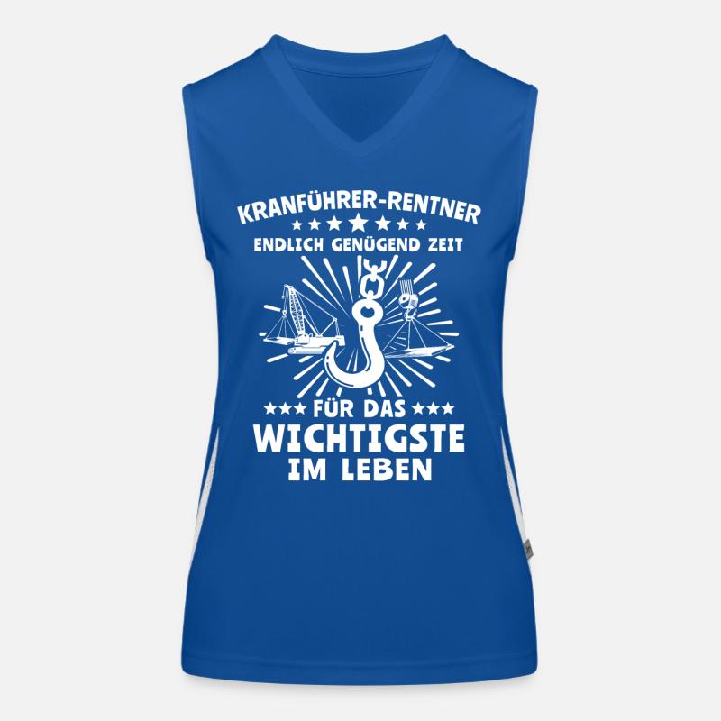 Kranführer Kran Kranfahrer Funktionelles Kontrast-Tank Top für Frauen