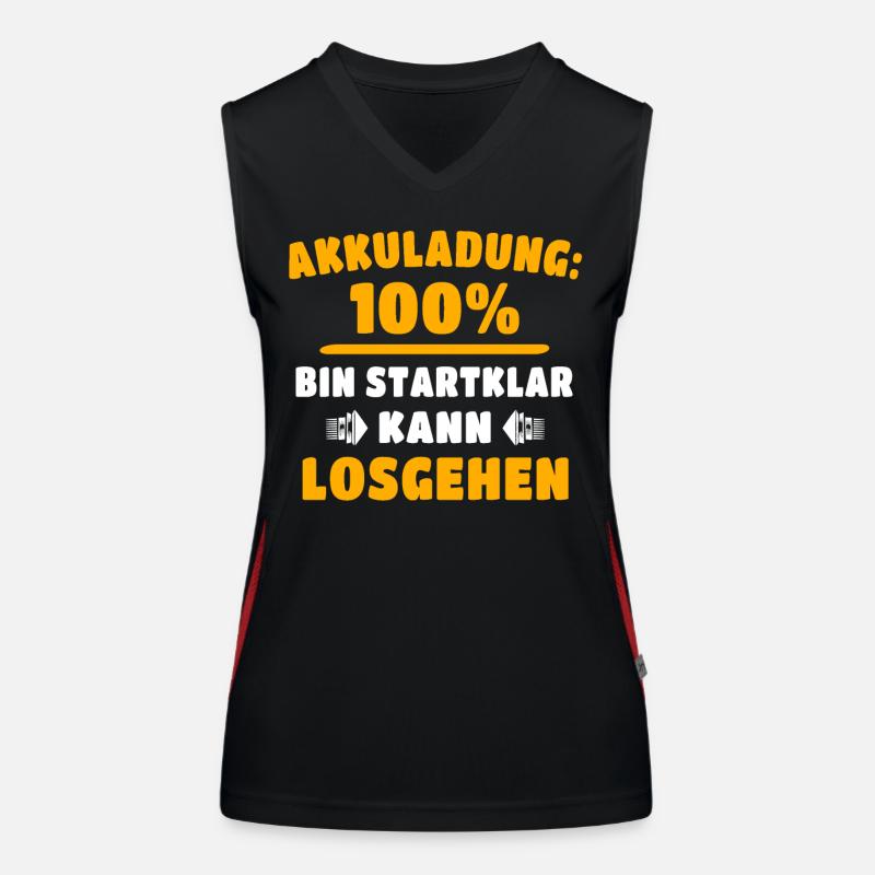 Motivation Kann Losgehen Sprüche Funktionelles Kontrast-Tank Top für Frauen