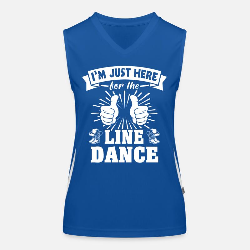 Line Dancing Gift Women's Functional Contrast Tank Top