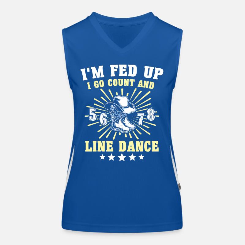 Line Dancing Women's Functional Contrast Tank Top