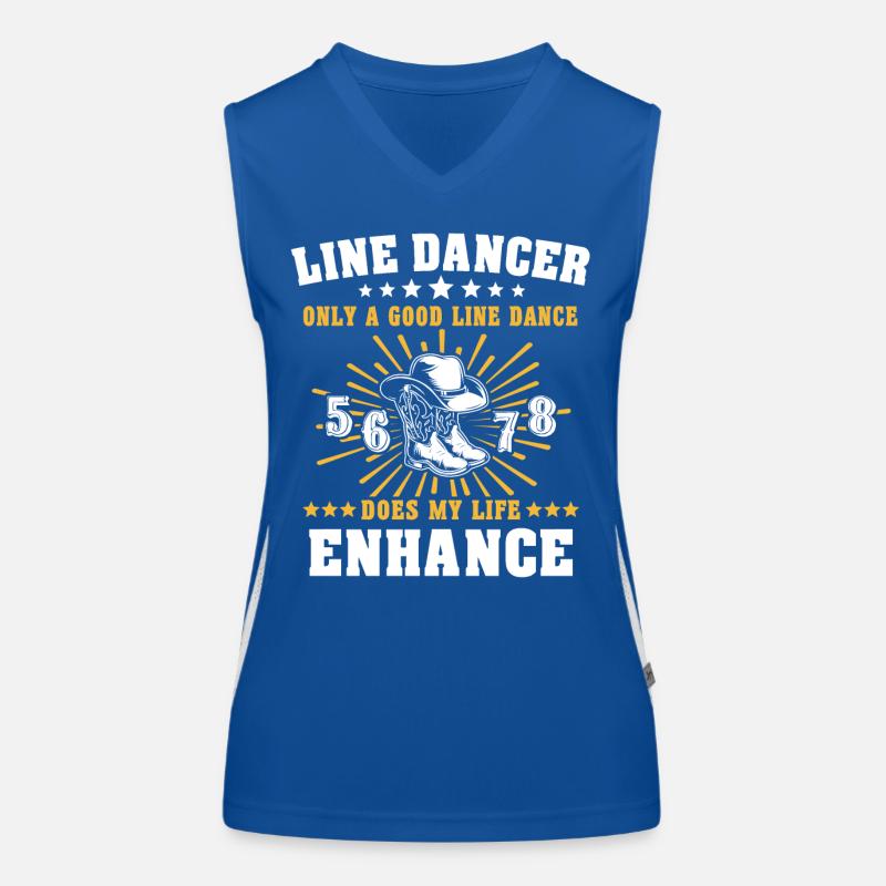 Line Dancing Women's Functional Contrast Tank Top