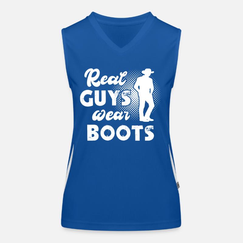 Line Dancing Line Dancer Funktionelles Kontrast-Tank Top für Frauen