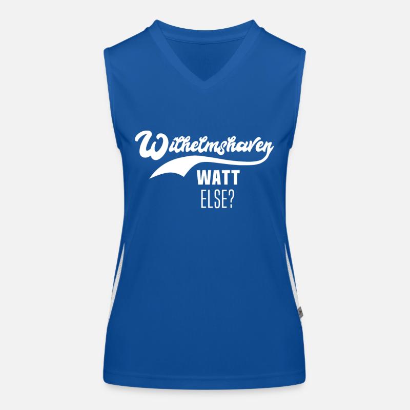 Wilhelmshaven Motiv Wilhelmshavener Funktionelles Kontrast-Tank Top für Frauen
