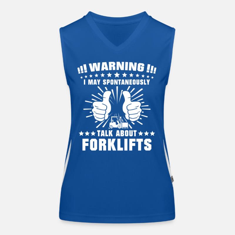 Stapler Staplerfahrer Funktionelles Kontrast-Tank Top für Frauen