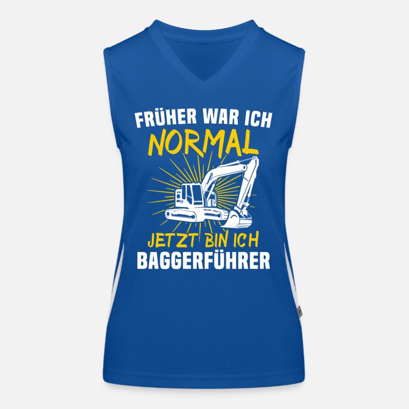 Baggerfahrer Bagger Fahren Funktionelles Kontrast-Tank Top für Frauen