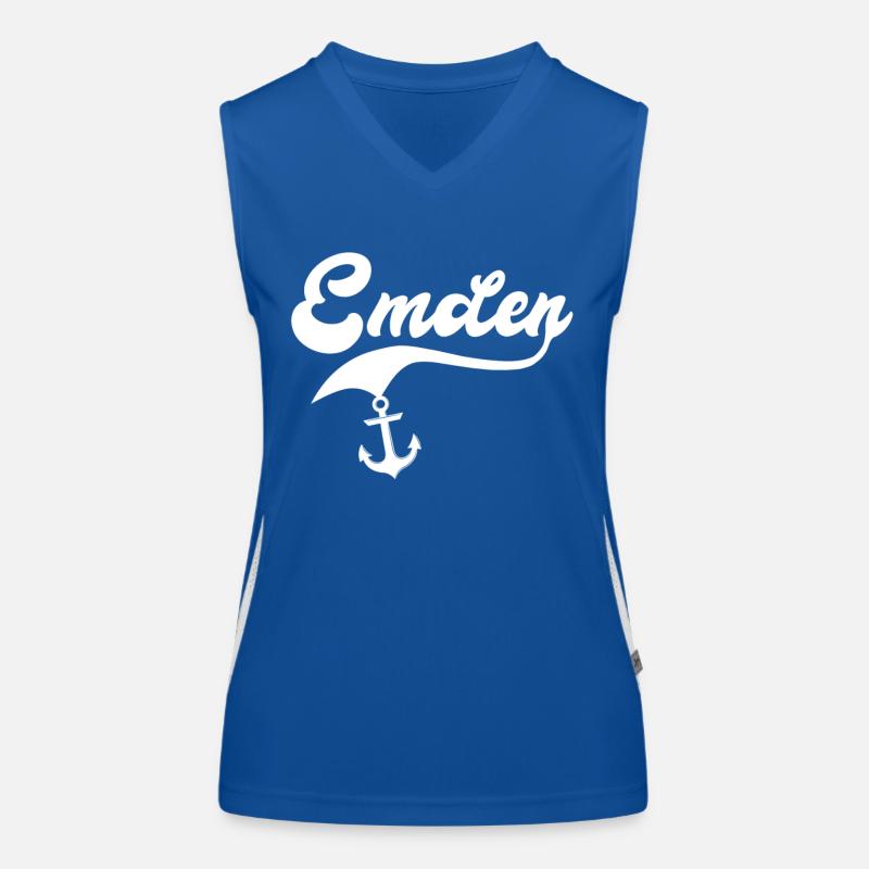Emden motif Emdener Débardeur respirant contrasté Femme