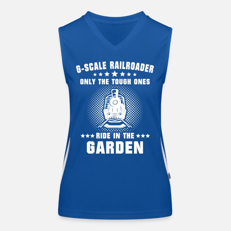 Gartenbahn Modellbahn Spur G Funktionelles Kontrast-Tank Top für Frauen