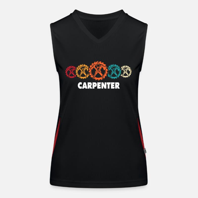 Carpenter, carpenter, carpenter, Women's Functional Contrast Tank Top