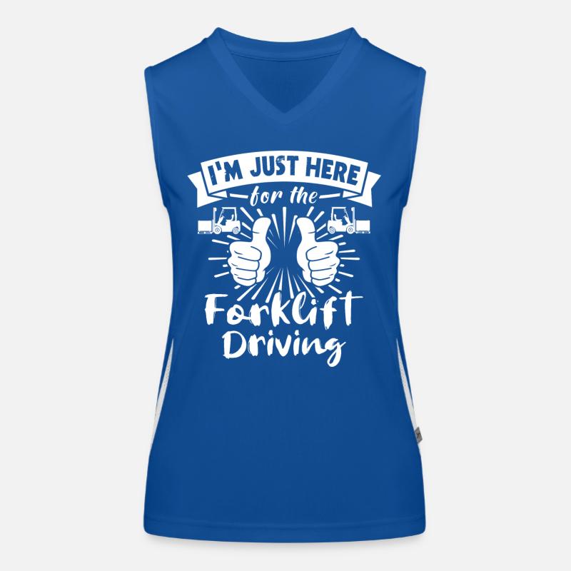 Staplerfahrer Stapler Funktionelles Kontrast-Tank Top für Frauen