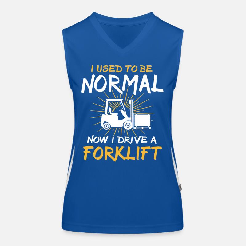 Chariot élévateur à fourche Débardeur respirant contrasté Femme