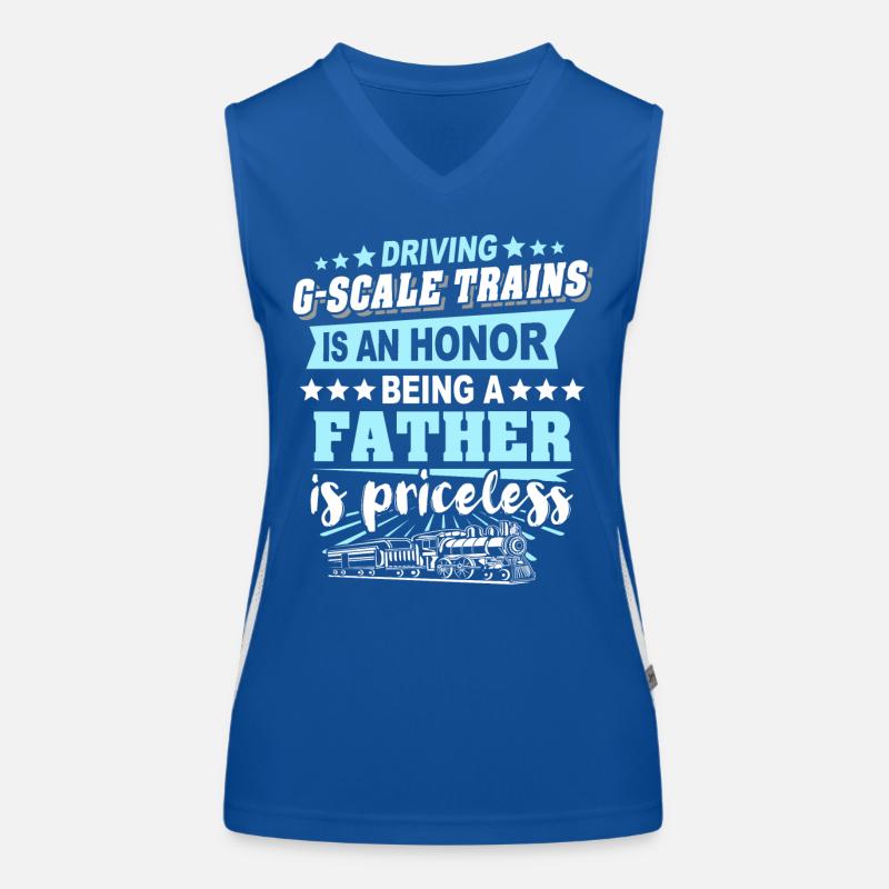 Gartenbahn Spur G Papa Funktionelles Kontrast-Tank Top für Frauen