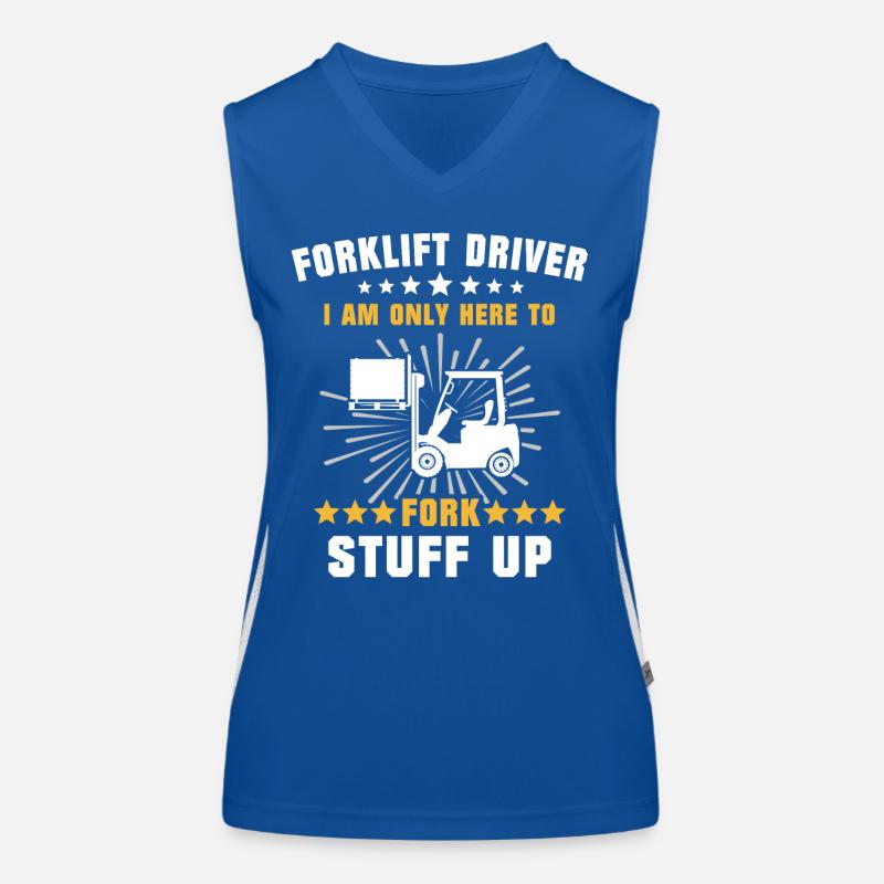 Staplerfahrer Stapler Funktionelles Kontrast-Tank Top für Frauen