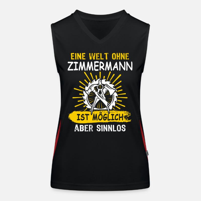 Carpenter, carpenter, carpenter, Women's Functional Contrast Tank Top