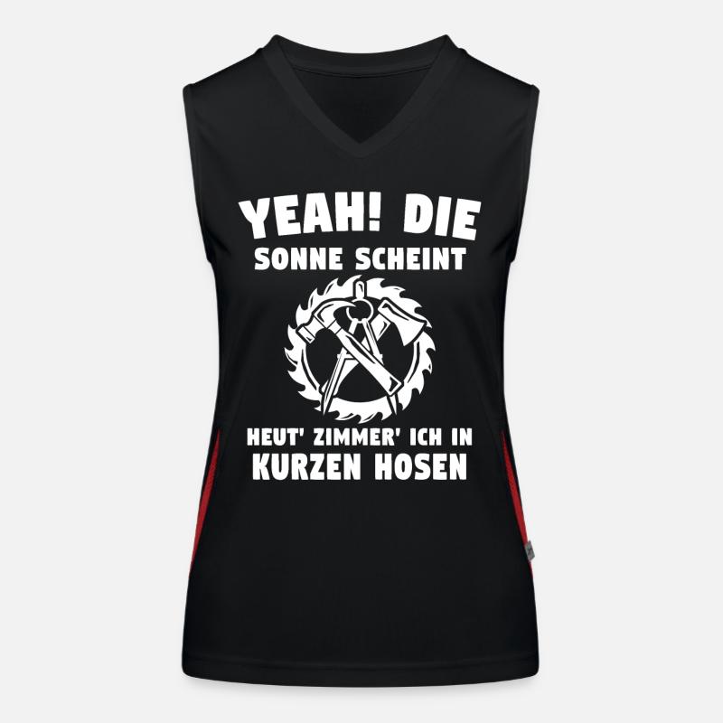 Carpenter, carpenter, carpenter, Women's Functional Contrast Tank Top