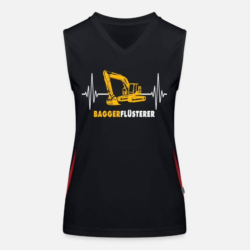 Baggerfahrer EGK Baggerführer Funktionelles Kontrast-Tank Top für Frauen