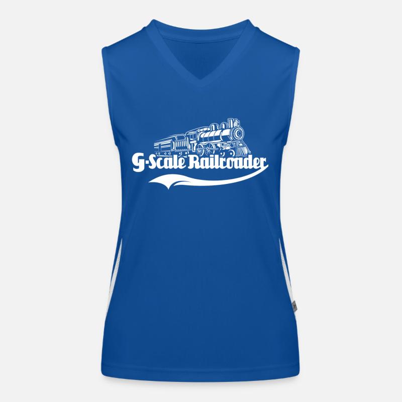 Gartenbahn Modellbahn Spur G Funktionelles Kontrast-Tank Top für Frauen