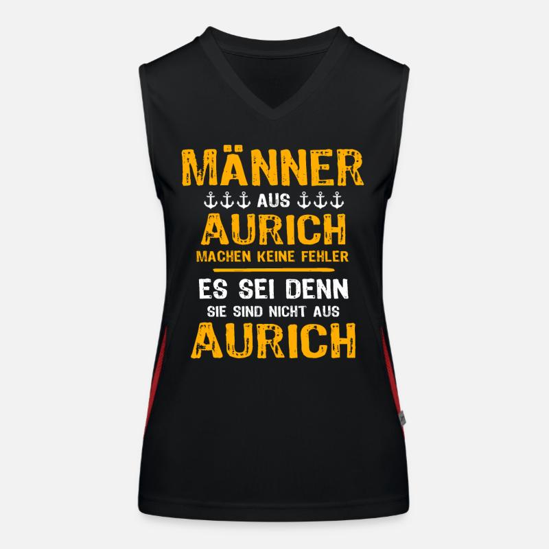 Aurich Mann Auricher Männer Funktionelles Kontrast-Tank Top für Frauen