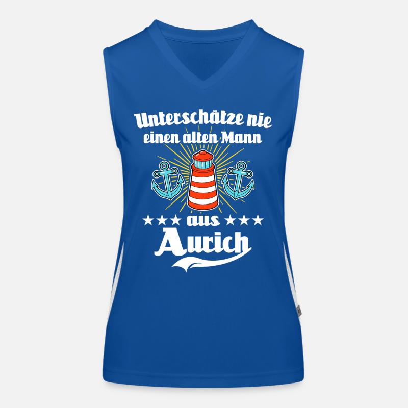 Aurich Mann Auricher Männer Funktionelles Kontrast-Tank Top für Frauen
