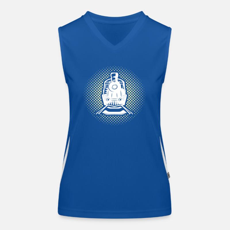 Modelleisenbahn Spur G Funktionelles Kontrast-Tank Top für Frauen