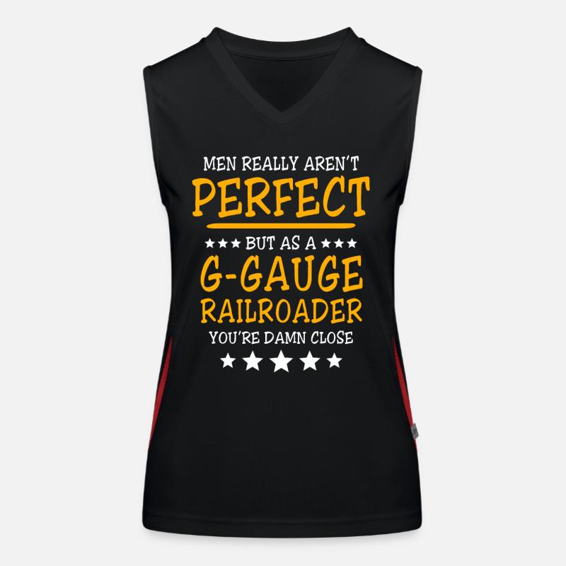 Eisenbahn Garten Perfekt Spur G Funktionelles Kontrast-Tank Top für Frauen